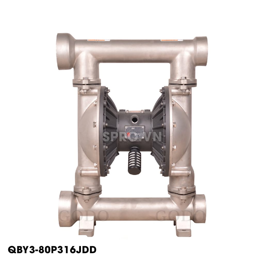 Bơm Màng Khí Nén GODO QBY3-80P316JDD 3 Inch 7 Bơm Màng Khí Nén GODO QBY3-80P316JDD 3 Inch
