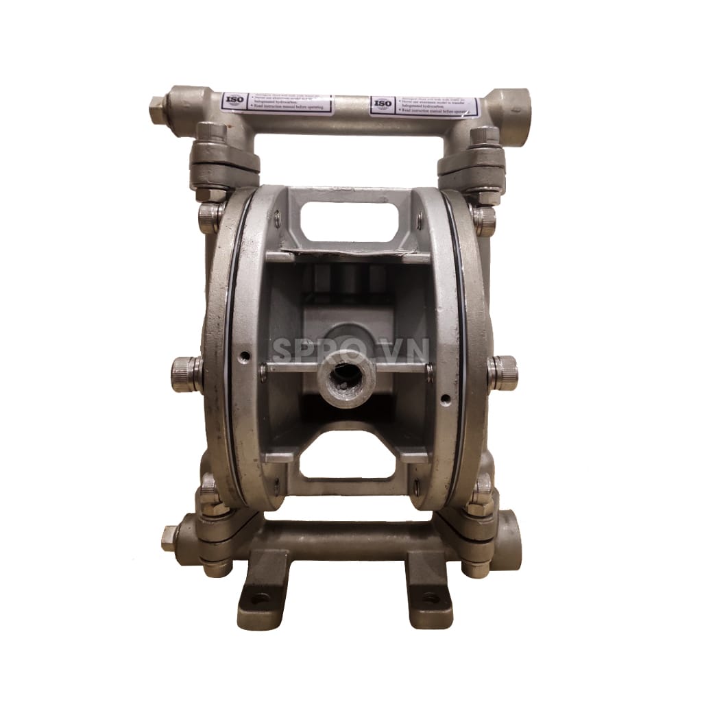 Bơm Màng Khí Nén GODO QBY4-10 Inox 304 - Màng PTFE 7 Bơm Màng Khí Nén GODO QBY4-10 Inox 304 - Màng PTFE