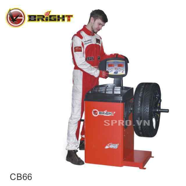 Máy cân mâm Bright ô tô CB66 - Thời gian cân chỉ 7s 1 máy cân bằng lốp cb66