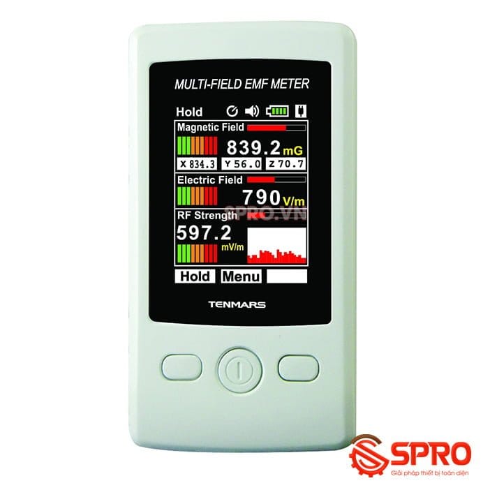 Máy đo điện từ trường Multi-Field Tenmars TM-190 1 máy đo điện từ trường