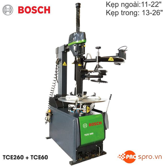 Máy tháo lốp ô tô, xe du lịch của Đức BOSCH TCE-260+TCE60 1 máy tháo lốp bosch