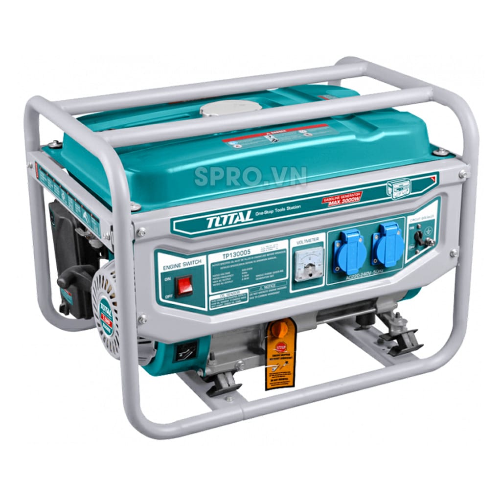 Máy phát điện chạy xăng Total 3kw TP130005 16 máy phát điện chạy xăng