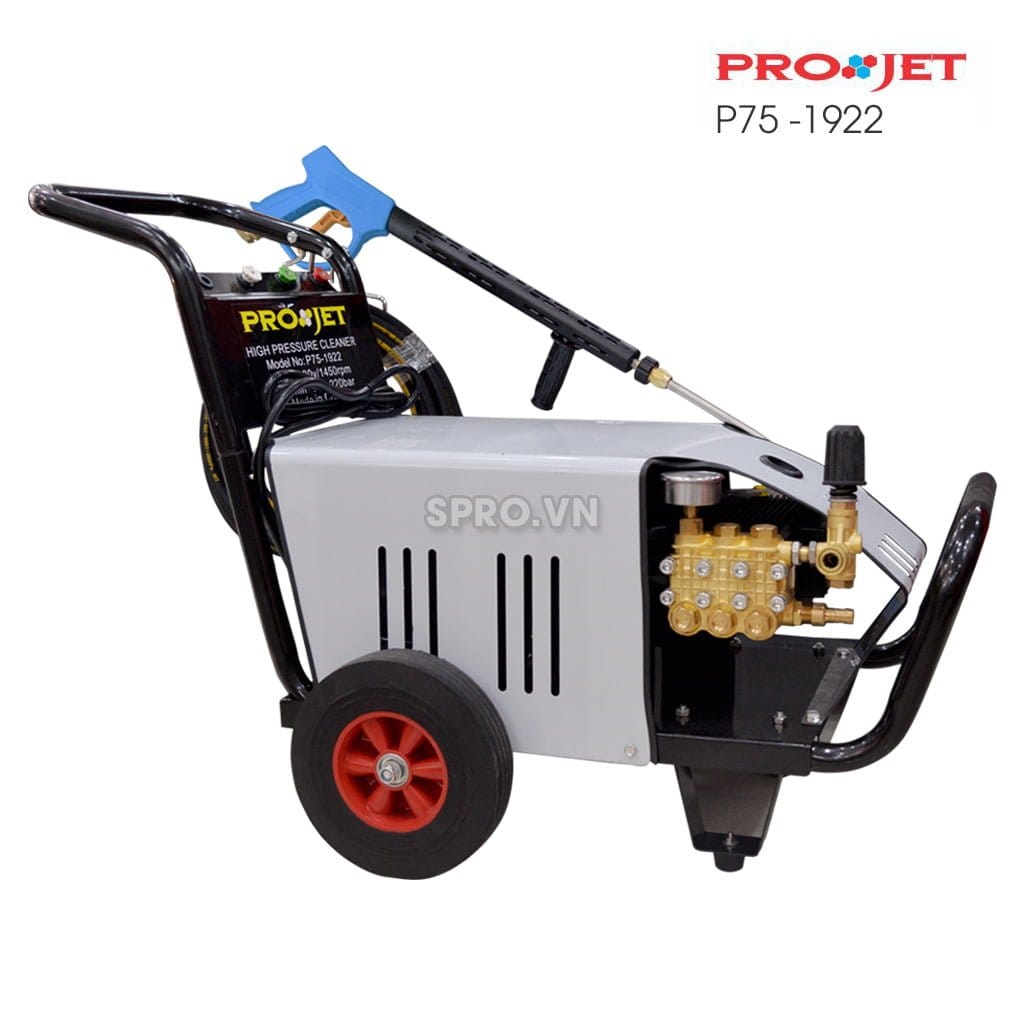 Máy xịt rửa áp lực cao Projet P75-1922 - Công suất 7.5kw 1 máy phun rửa áp lực projet