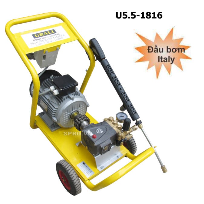 Máy rửa xe cao áp Italy Urali U5.5-1816 1 máy rửa xe
