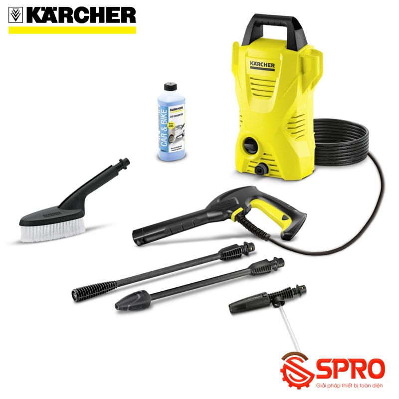 Máy rửa xe gia đình KARCHER K2 Compact Car của Đức 1 may rua xe gia dinh karcher k2 compact car new