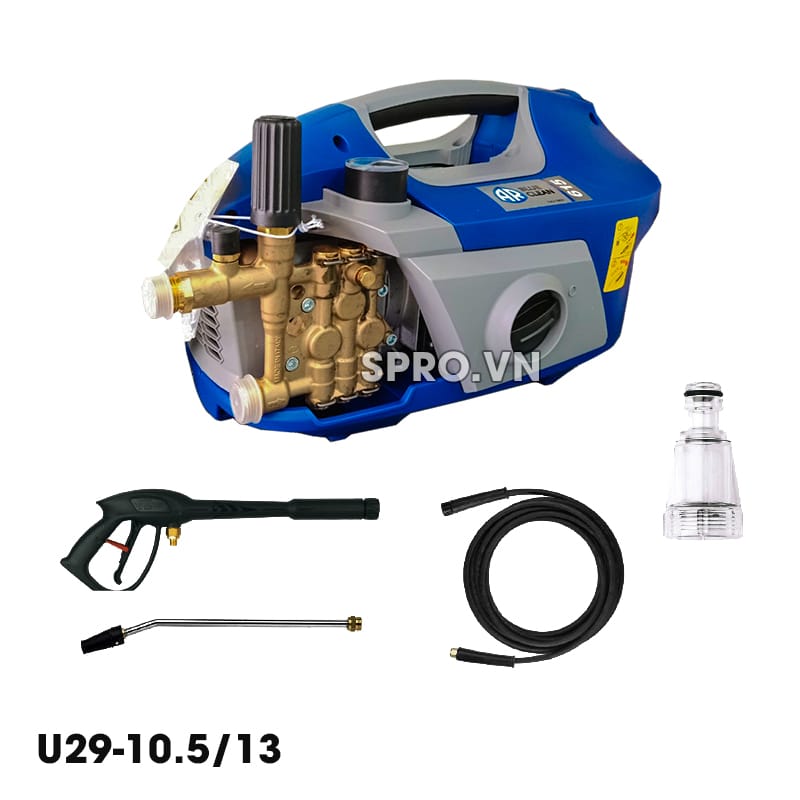 Máy rửa xe cao áp Urali AR U29-10.5/13 - Xuất xứ Italia 8 máy rửa xe urali