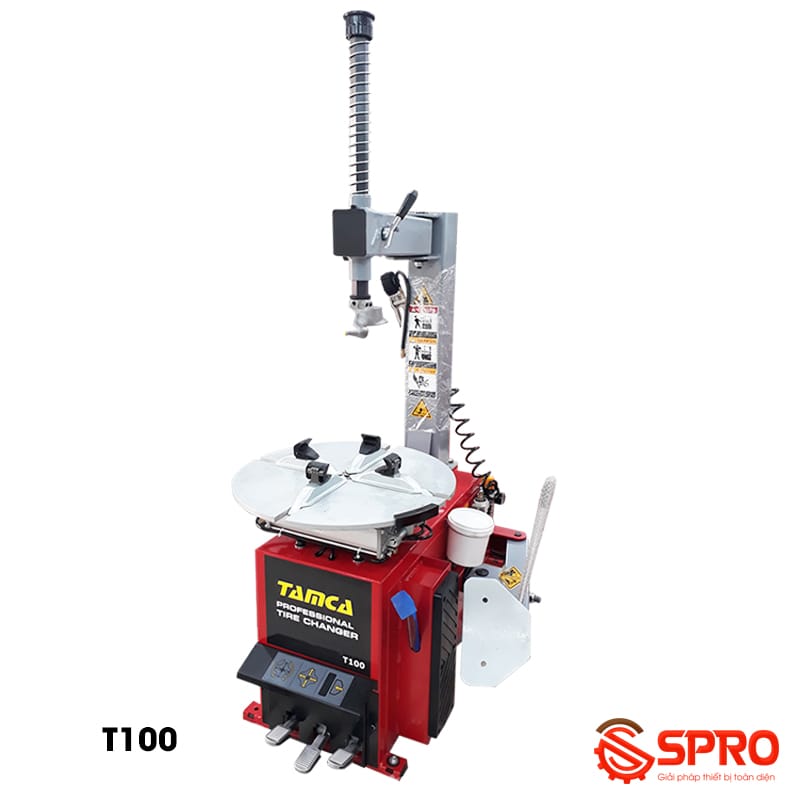 Máy ra vào lốp xe ga, ô tô giá rẻ Tamca T100 1 máy tháo vỏ xe tay ga