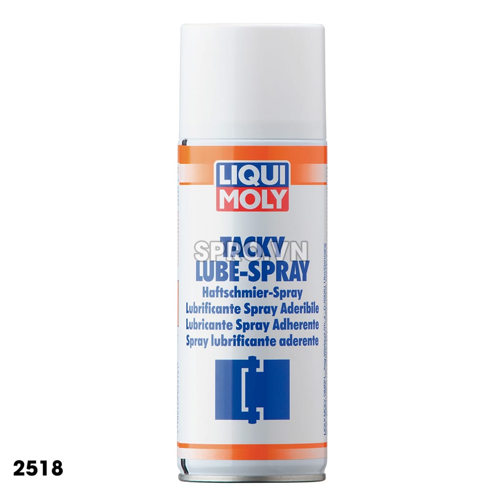 mo bo boi tron chiu nhiet dang long liqui moly tacky lube spray 2518 400ml spro
