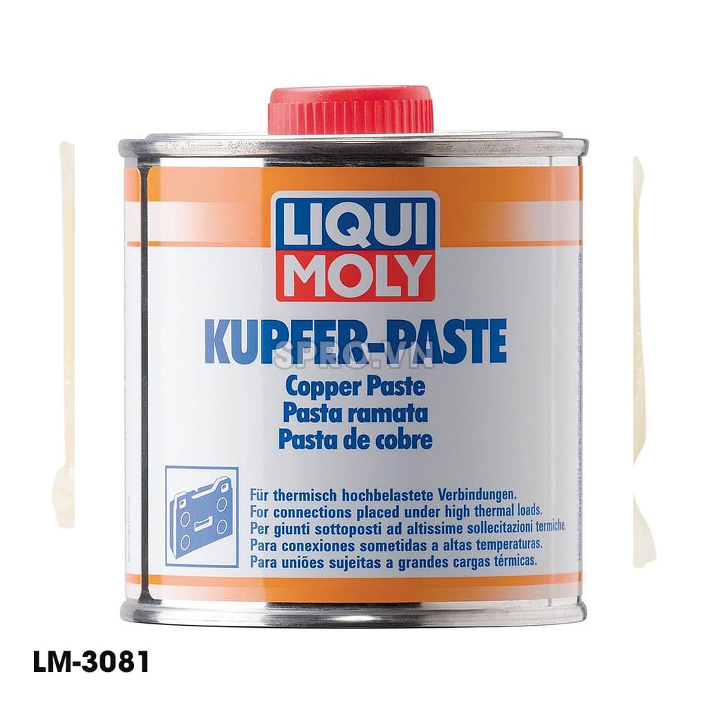 Mỡ bò đồng chịu nhiệt 1000 độ Liqui Moly 3081 1 mỡ bò đồng chịu nhiệt