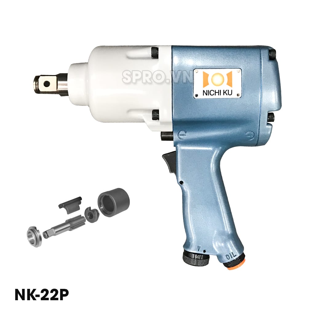 Súng mở ốc, súng xiết bu lông 3/4 inch Nichiku NK-22P 13 súng siết bu lông