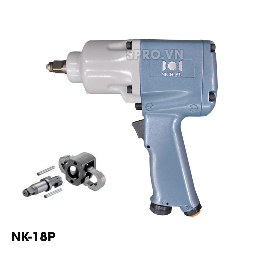 Súng bắn ốc, súng xiết ốc 2 búa Nichiku NK-18P (1/2'') 1 súng xiết bu lông nichiku