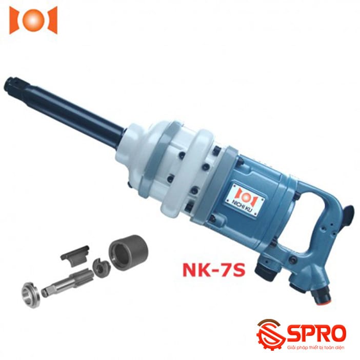 Súng xiết và mở ốc ô tô, xe tải Nichiku 1" NK-7S 4 sung xiet oc xe tai NK 7s