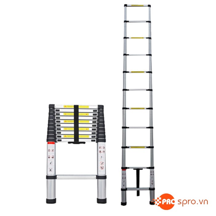 Thang nhôm rút gọn đơn 11 bậc Advindeq ADT210B 1 thang nhom rut Advindeq ADT210B