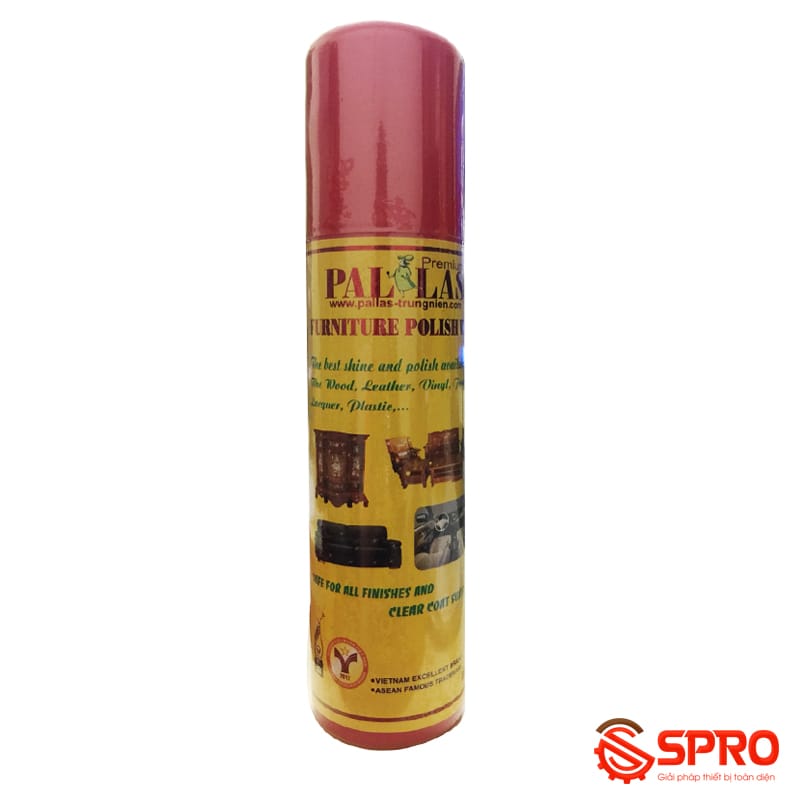 Chai xịt đánh bóng nội thất Pallas 280ml 1 wax danh bong pallas