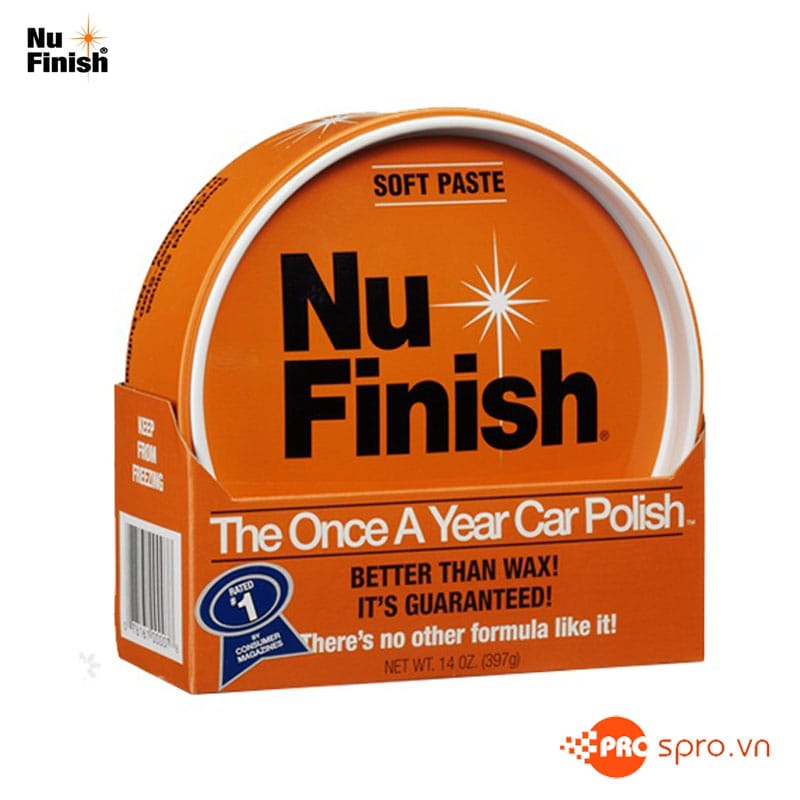 Hóa chất tạo độ bóng và bảo vệ sơn xe NUFINISH NFP-80 397g 1 xi lau bong xe va bao ve son xe NV 300
