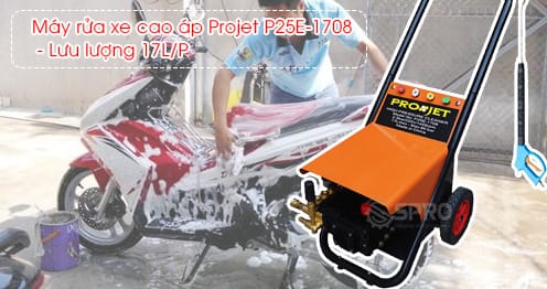 Máy rửa xe cao áp Projet P25E-1708 - Lưu lượng 17L/P