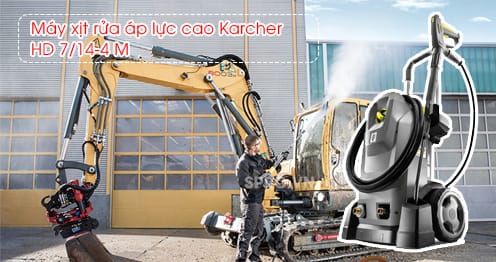 Máy xịt rửa áp lực cao Karcher HD 7/14-4 M