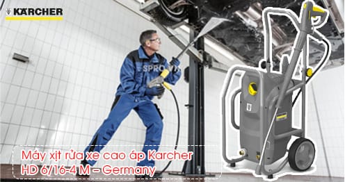 Máy xịt rửa xe cao áp Karcher HD 6/16-4 M - Germany 1 Máy xịt rửa xe cao áp Karcher HD 6/16-4 M – Germany