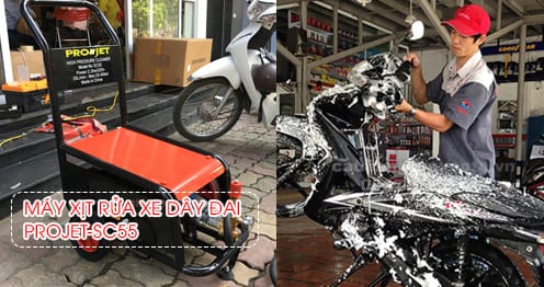 Máy xịt rửa dây đai