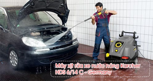 Máy xịt rửa xe nước nóng Karcher HDS 6/14 C – Germany