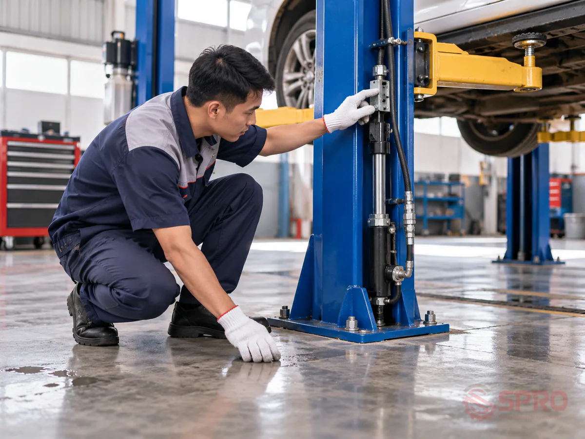 Checklist kiểm tra trước khi vận hành Autopilot reference Spro Cầu nâng ô tô (hình minh họa)