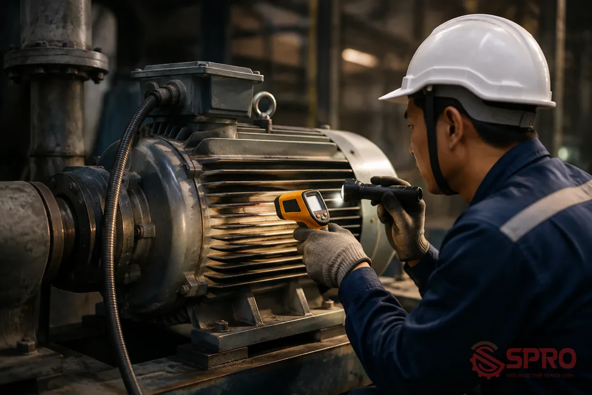 bảo trì phòng ngừa động cơ điện - Dấu hiệu cảnh báo động cơ điện gặp sự cố bất thường: Động cơ điện trước khi gặp hư hỏng nặng thường phát ra các tín hiệu cảnh báo rõ ràng.