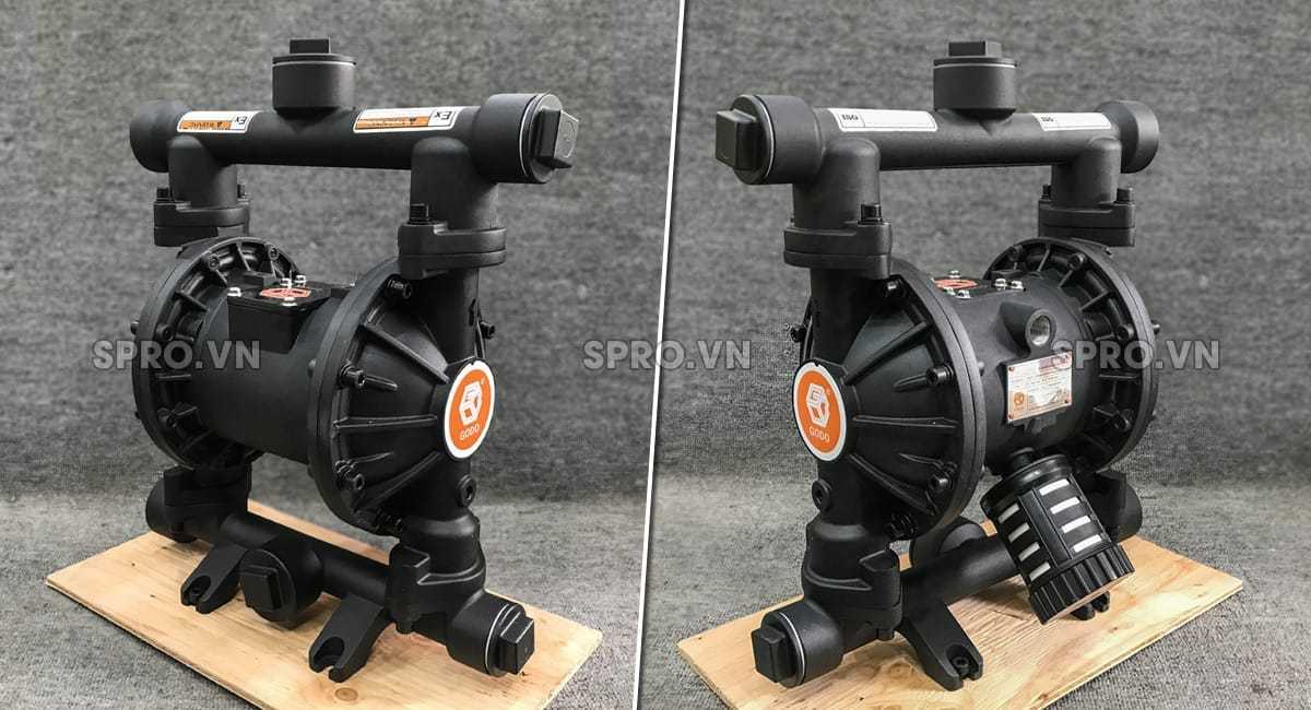 Bơm Màng Khí Nén GODO QBY3-40LFSS 1-1/2 inch 16 Bơm màng khí nén Godo QBY3