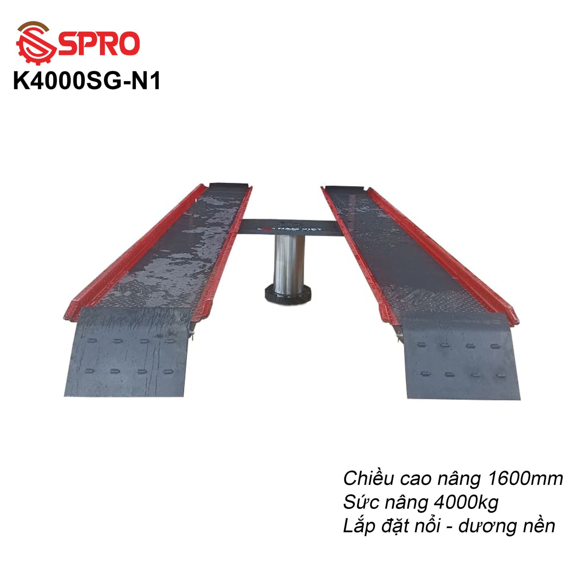 cầu nâng 1 trụ dương nền K4000SG-N1