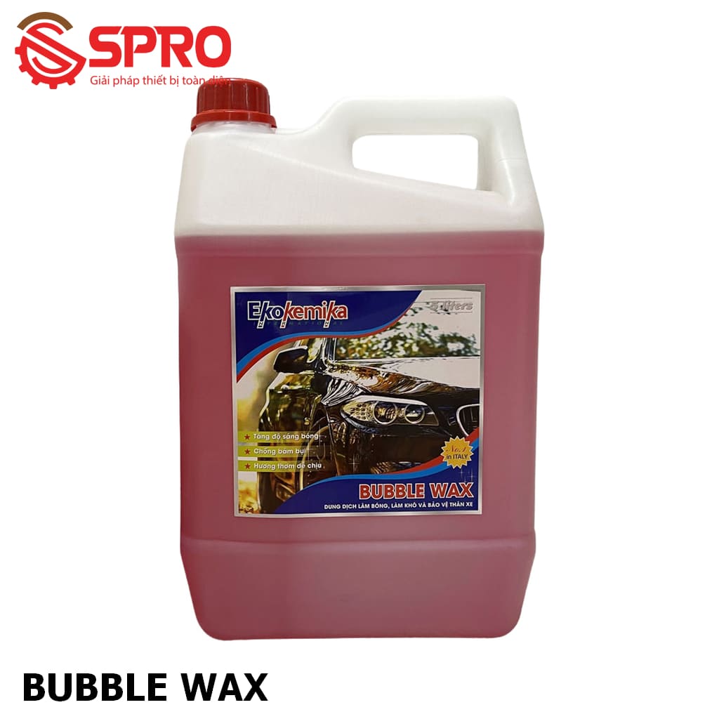 dung dịch phủ bóng sơn xe ekokemika bubble wax