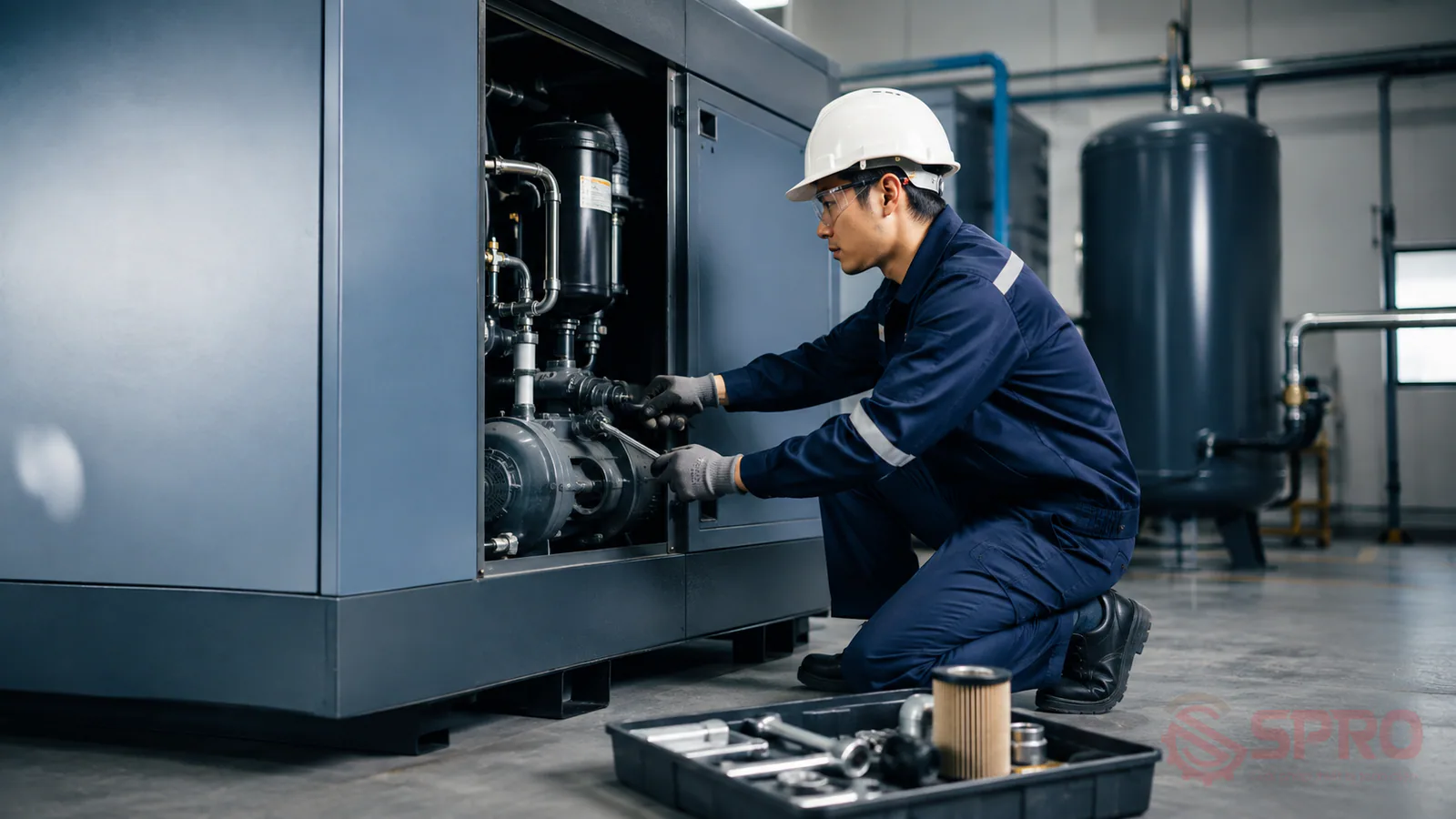 giải pháp giảm downtime máy nén khí - Giải pháp giảm downtime máy nén khí cho nhà máy và garage