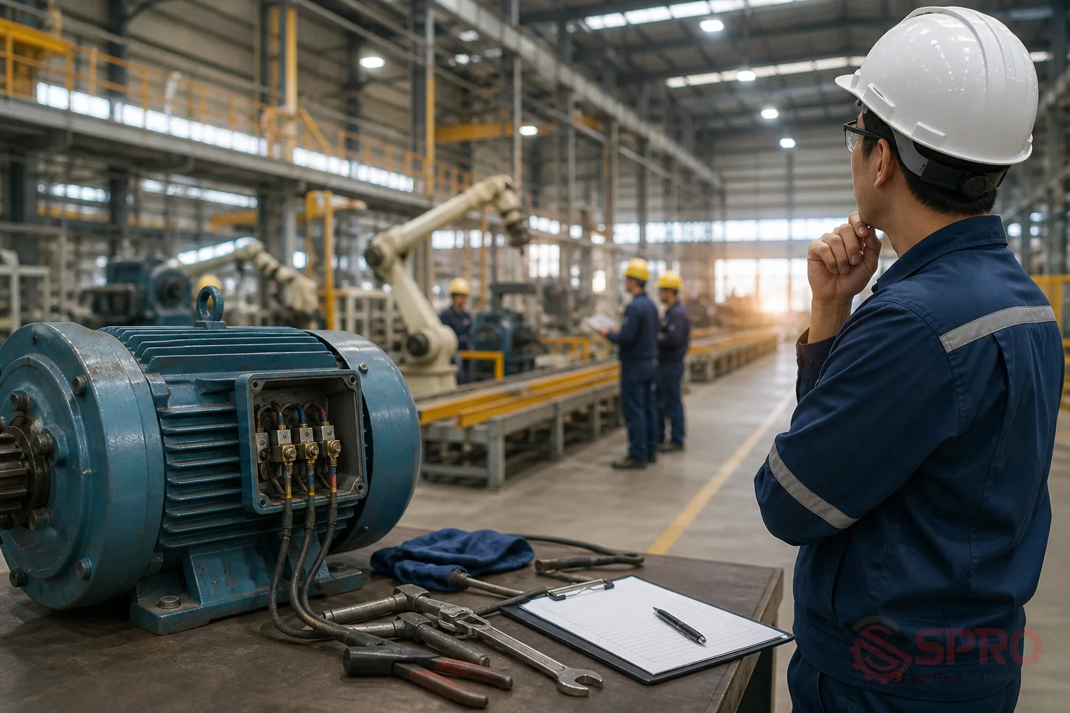 giảm downtime động cơ điện nhà xưởng - Giảm downtime động cơ điện nhà xưởng: Quy trình bảo dưỡng chuẩn