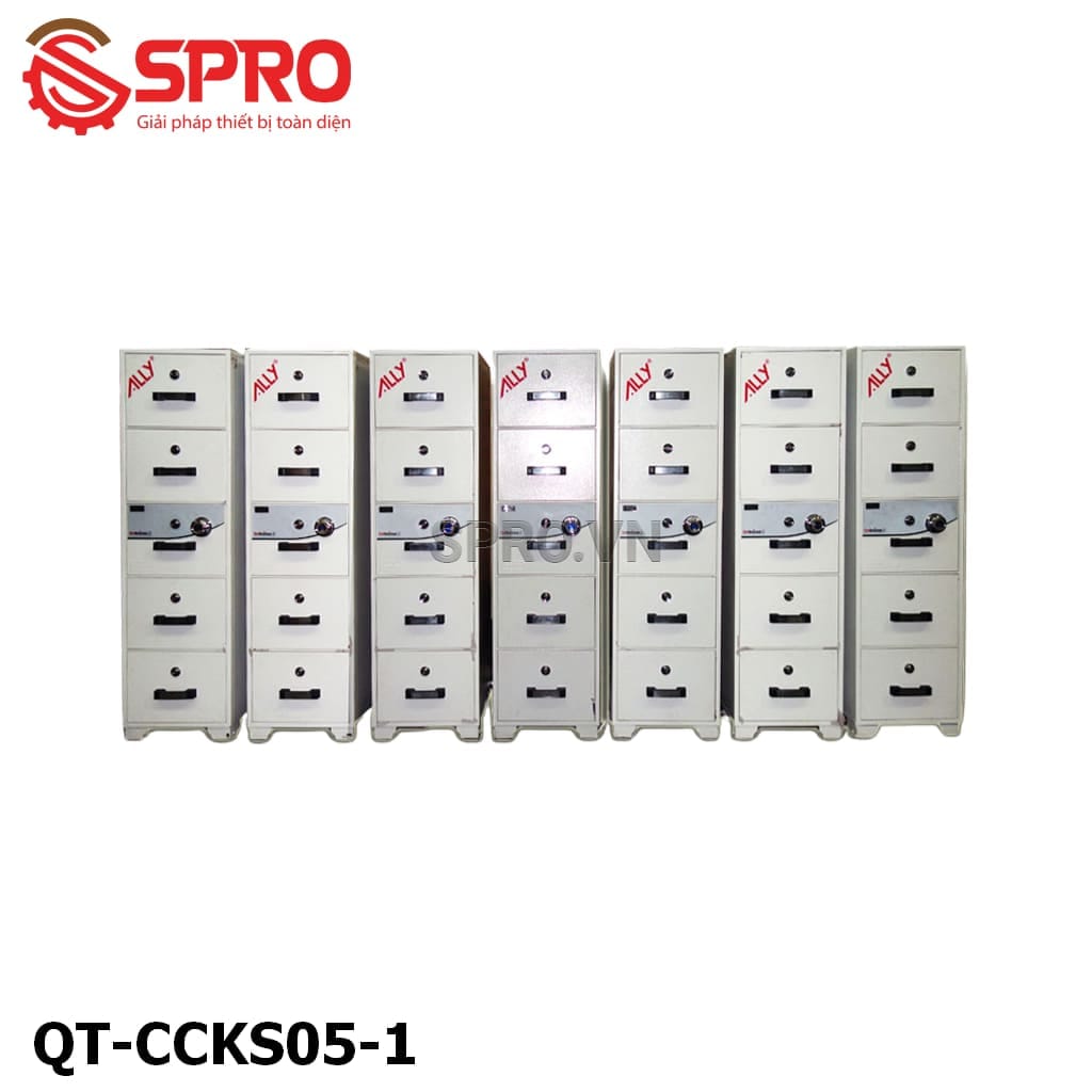 két sắt tài liệu bảo mật chống cháy ally qt-ccks05-1