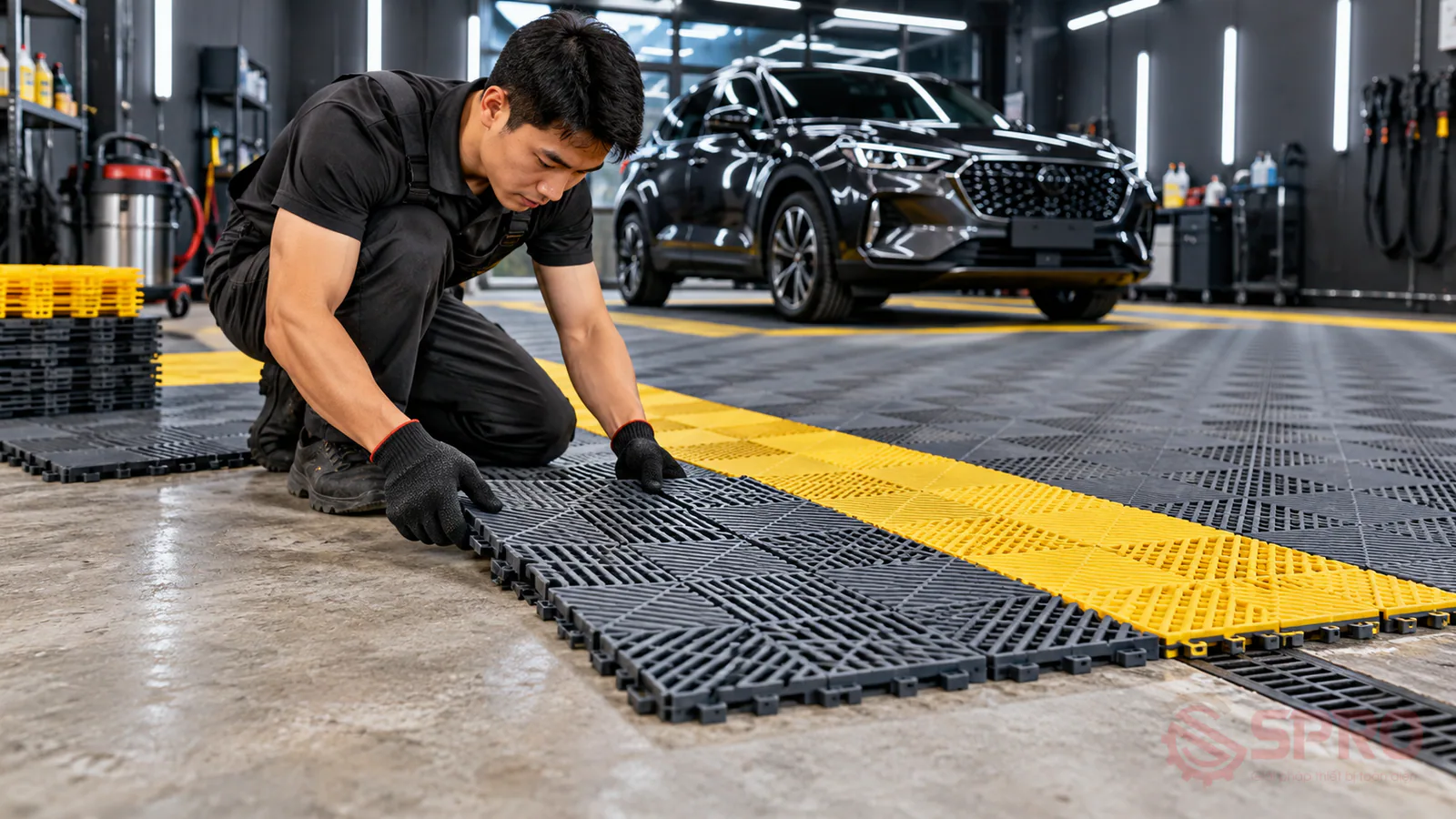 lắp sàn nhựa pp garage ô tô detailing - Lắp Sàn Nhựa PP Garage Ô Tô Detailing: Hướng Dẫn Vận Hành Và Bảo Dưỡng Chuẩn Kỹ Thuật