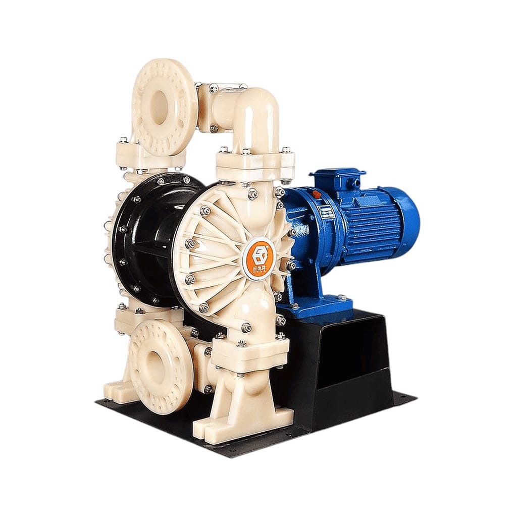 Máy bơm màng điện GODO DBY3-100 Teflon (Nhựa PVDF), 162 Lpm