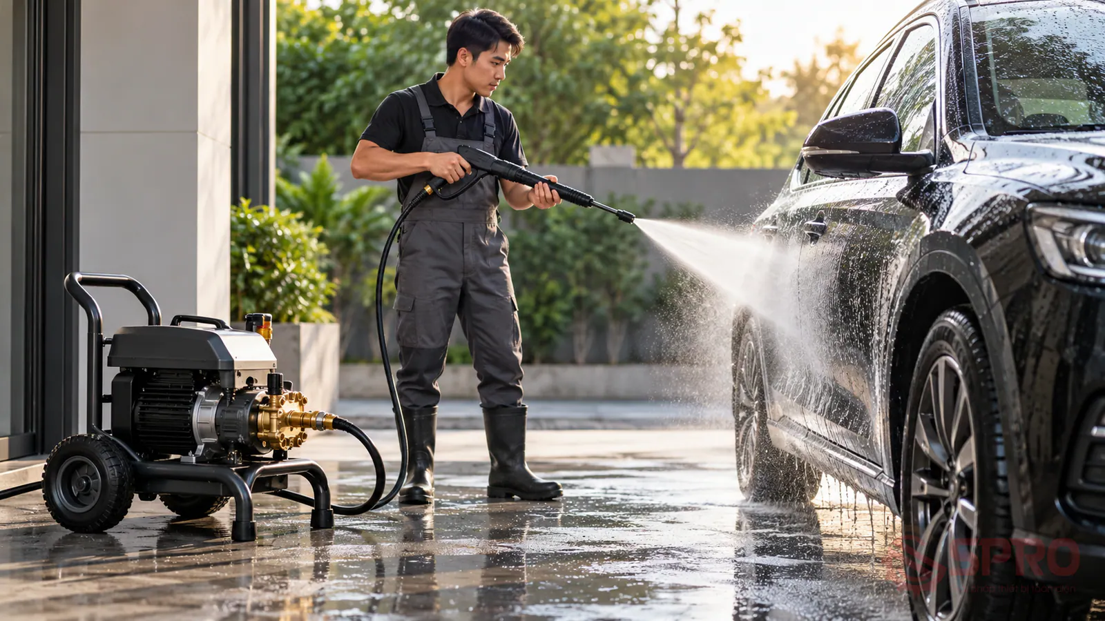 máy rửa xe cao áp tự ngắt hay - Máy rửa xe cao áp tự ngắt hay không tự ngắt: Phân tích kỹ thuật và tư vấn lựa chọn