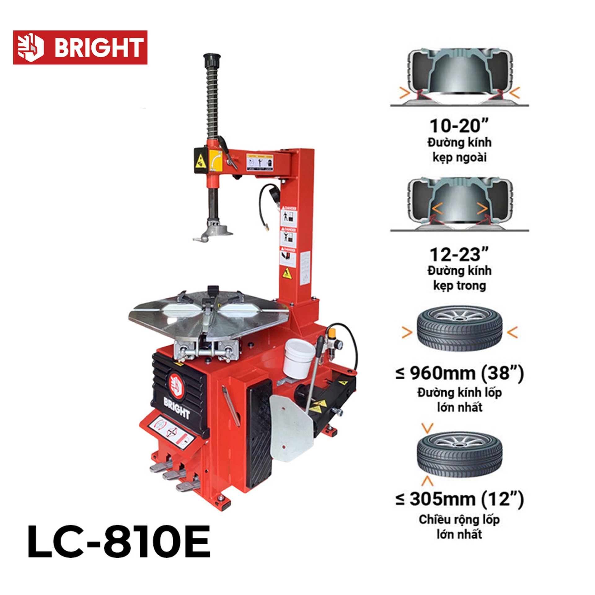 máy tháo vỏ Bright LC810E