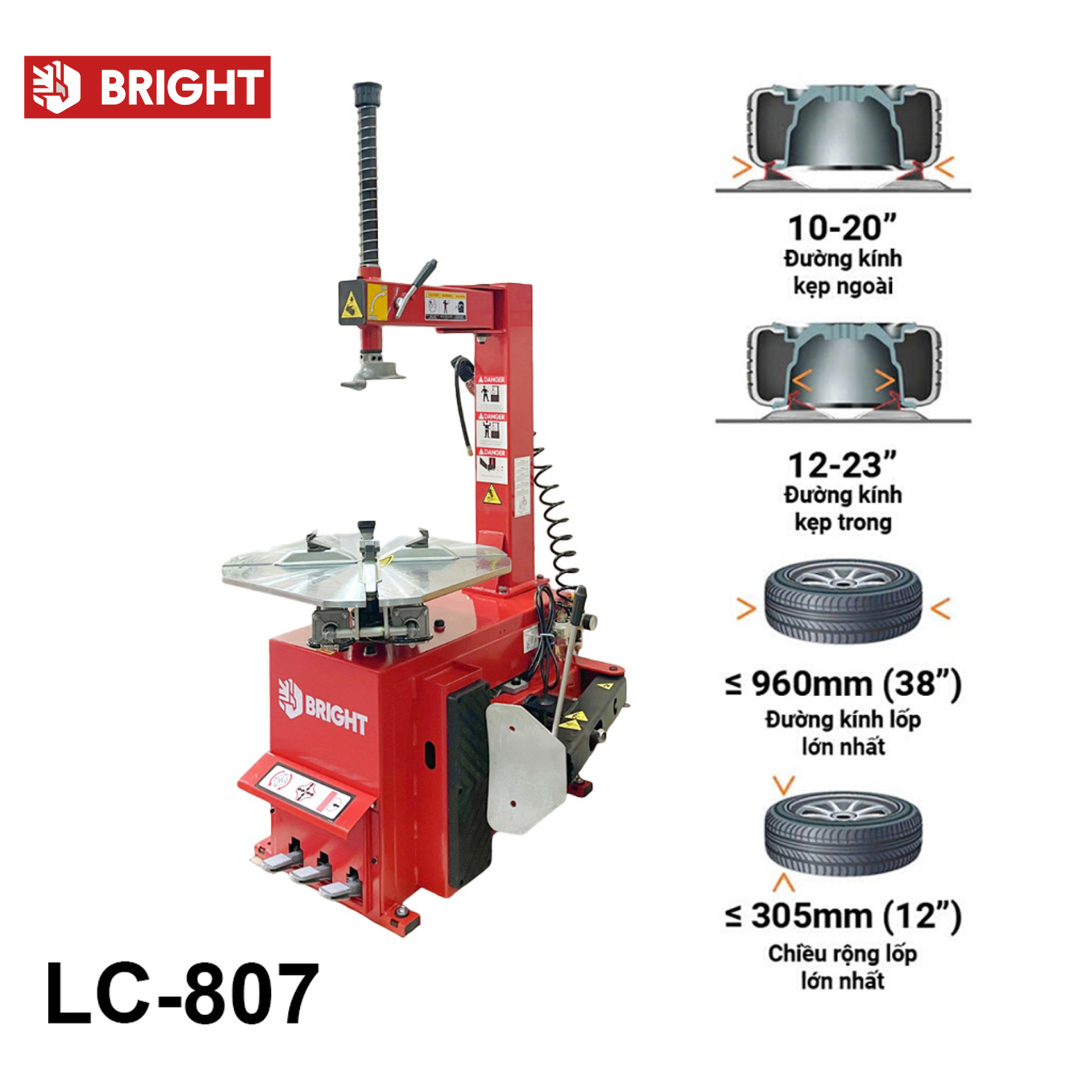 máy tháo vỏ Bright LC-807