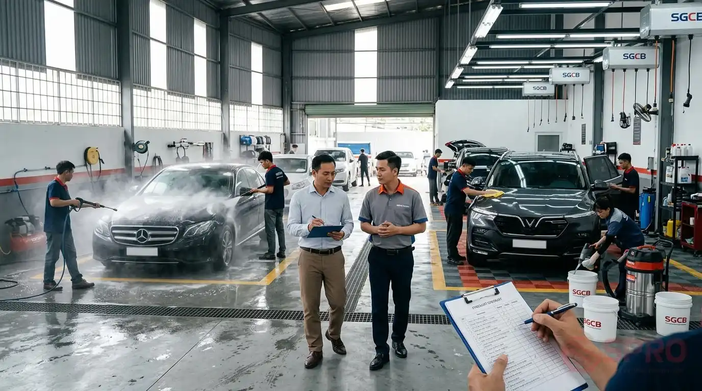 rủi ro mở tiệm rửa xe truyền miệng - Rủi ro mở tiệm rửa xe truyền miệng và quy trình kiểm tra thực tế cho nhà đầu tư