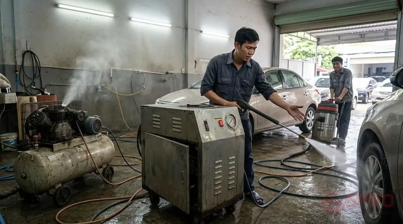 sai lầm đầu tư thiết bị rửa xe - Sai lầm đầu tư thiết bị rửa xe: Dấu hiệu, rủi ro và cách khắc phục