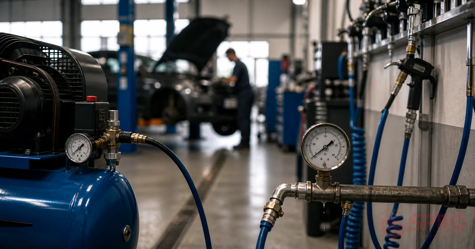 sụt áp hệ thống khí nén garage - Sụt áp hệ thống khí nén garage: cách nhận biết, nguyên nhân và lộ trình đầu tư đúng