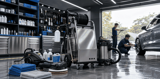 Thiết bị rửa xe chuyên nghiệp cho tiệm và garage