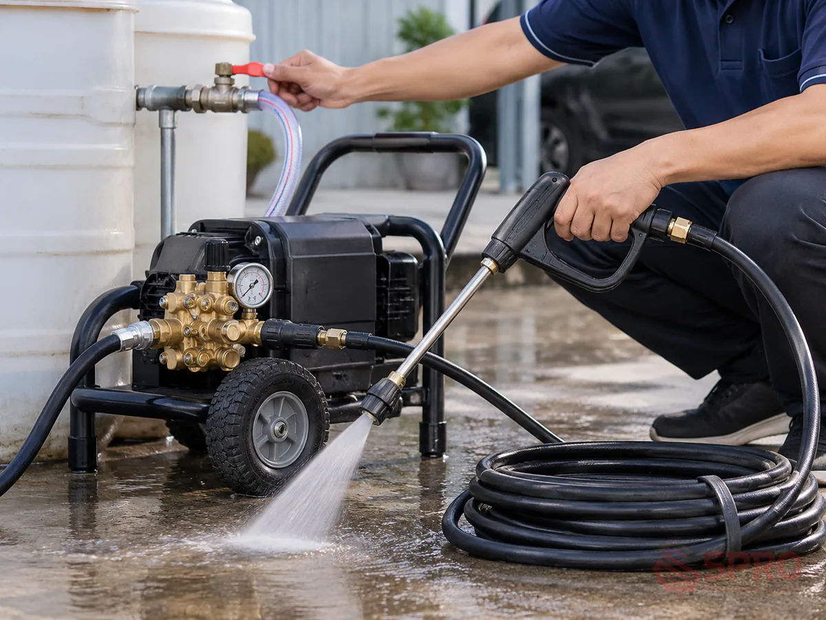 tính lưu lượng nước máy rửa xe cao - Checklist các bước xử lý sau khi sử dụng thiết bị (hình minh họa)