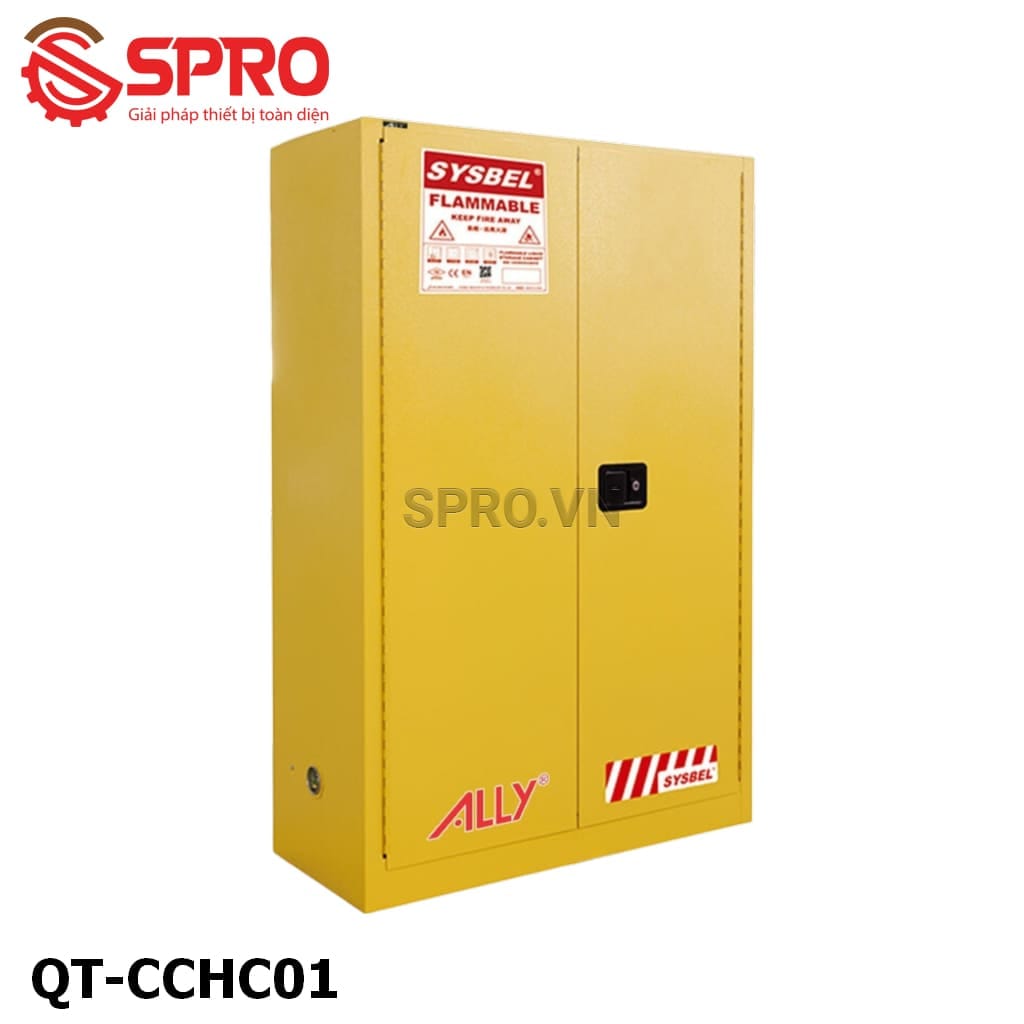 tủ chống cháy đựng hoá chất ally qt-cchc01