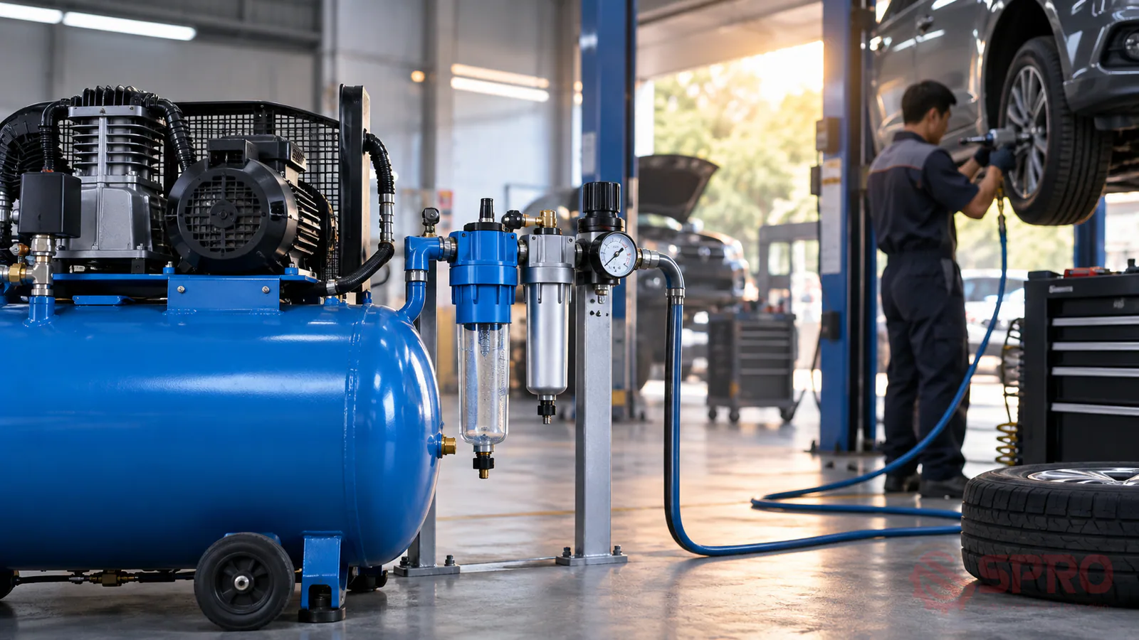 xu hướng xử lý khí nén garage 2024 - Xu hướng xử lý khí nén garage 2024: So sánh các giải pháp tối ưu nhất